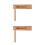 2St Traditionele Ratel Speelgoed Beige Handpercussie Voor Kids 2
