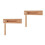 2St Traditionele Ratel Speelgoed Beige Handpercussie Voor Kids 6