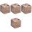 4St Aromatherapie Diffuser Voor Slaapkamer Kantoor Auto Bruin 4