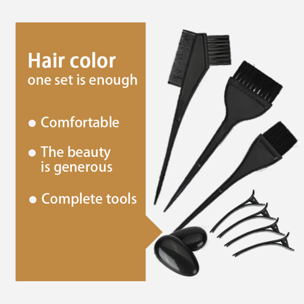 Hair Tinting Set Bowl Brush Comb Gloves