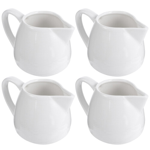 12St Witte Keramische Creamer Pitcher En Voor Thuis 1