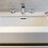 Rectangle Silver Overflow Cover for Bathroom Sink Zinc Alloy 4