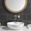 Rectangle Silver Overflow Cover for Bathroom Sink Zinc Alloy 5