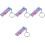 4Pièces Sifflets Animal En Acier Inoxydable Multicolores Pour 4