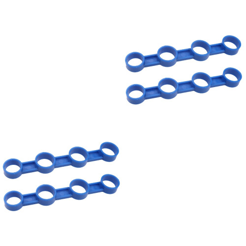 4Pièces Protections Doigts Bleu Pour Exercices Et Instruments 2