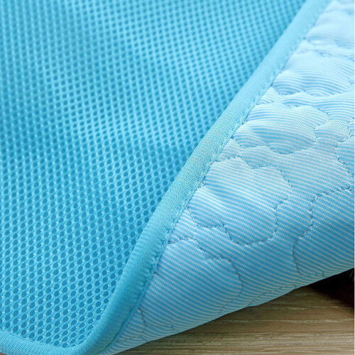 (Grass blue, XL) Cool Foldable Pet Mat for Outdoor 1