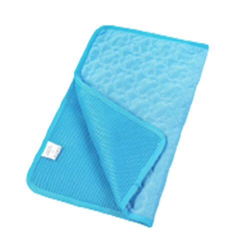 (Grass blue, XL) Cool Foldable Pet Mat for Outdoor 2