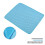 (Grass blue, M) Soft Pet Mat to Keep Cool Foldable Storage Space-saving for Outdoor Grass 5