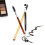 Glamorous Brows: Professional Results Eyebrow Spoolie With Convenient Design, Set Of6 2