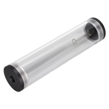 Low Noise 210mm Acrylic Water Cooling Reservoir 3 Holes G1/4in Thread