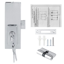 Commercial Mortise Door Lock Set With Deadbolt Anti Theft Stainless Steel Lock For Storefront Entry Doors High Wear Resistance Simple Maintenance