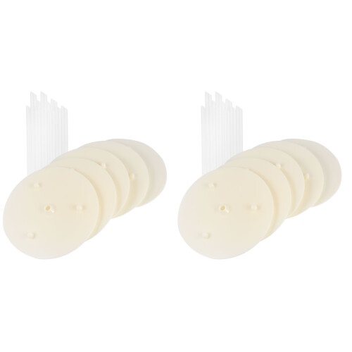 2Ensembles Supports Empilables Beiges Pour Décoration De Gâteaux 2