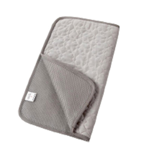 (Grass Grey, S) Soft Pet Mat to Keep Cool Foldable Storage Space-saving for Outdoor Grass 1