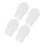 4St Plastic Rollers Wit Voor 10Ml Geurflessen Met 16Mm Hals 11