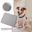 (Grass Grey, S) Soft Pet Mat to Keep Cool Foldable Storage Space-saving for Outdoor Grass 5