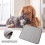 (Grass Grey, S) Soft Pet Mat to Keep Cool Foldable Storage Space-saving for Outdoor Grass 11