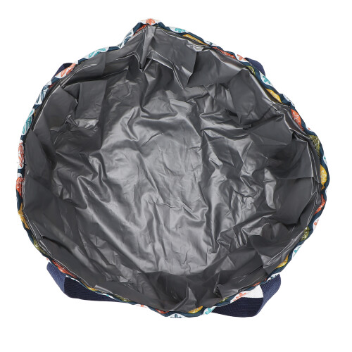 Collapsible Foot Bath Basin Polyester 21L Waterproof Foot Spa with Handle Rope