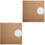 2Sets Robuust Macrame Bord in Chocoladekleur Met Pinnen Voor Knopen 5
