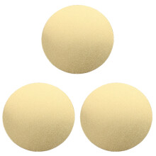 3Pièces Plateaux Gâteaux Rond Doré Papier Pour Anniversaire Mariage