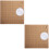 2Sets Robuust Macrame Bord in Chocoladekleur Met Pinnen Voor Knopen 8