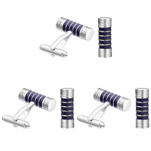 3Pièces Boutons Manchette Chemise En Cuivre Pour Cadeau