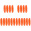 20Pièces Hot Dog Factices PVC Orange Décorations Pour Table 1