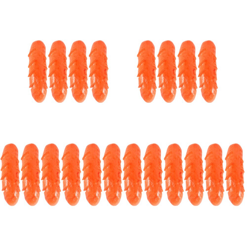 20Pièces Hot Dog Factices PVC Orange Décorations Pour Table