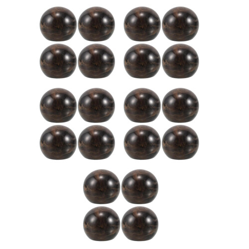 20Pièces Bouchons Résine Marron 15 Dents Pour Flacons Élégants