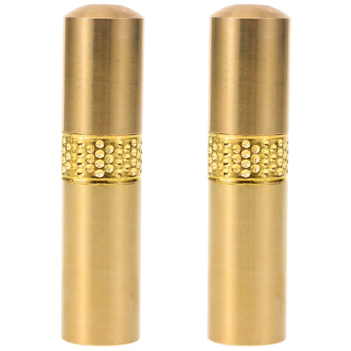 2Stk Kupfer Nadeldose Sicher Tragbar Gold Multifunktional