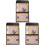 3St PU Basketbal Coachingbord Vouwbaar Draagbaar Multi Kleur 3