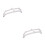 2St Lichtgewicht Plastic Purse Frame Met Klapslot 4