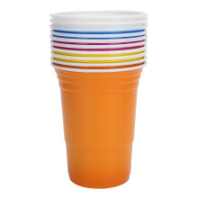 Vibrant Multipack Party Ware Microwave Safe Ceramic Casserole Dish Disposable Beverage Containers Durable Plastic Drinking Cups Assorted Color Party