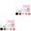 2St Creatieve Kat Broche Kit Wolvilt DIY Materialenpakket 3