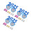 12St St Nieuwejaarsbrillen Multi Color Electroplated Feestdecoratie 4