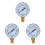 3Pièces Manomètres Air Portable Double 10