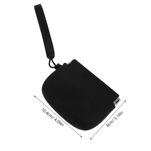 Boîte De Rangement Dentier Silicone Noire Pour Usage Maison 2