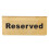 Stainless Steel Tabletop Sign12x5.3cm 5