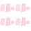 4Sets Compacte Roze Badhanddoek Voor Scrubben En Douchen Met 4