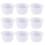 100Pièces Muffin Cups Blancs Pour Dessert Papier Cuisson Élégant 2