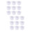 100Pièces Muffin Cups Blancs Pour Dessert Papier Cuisson Élégant 7