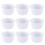 100Pièces Muffin Cups Blancs Pour Dessert Papier Cuisson Élégant 9