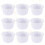 100Pièces Muffin Cups Blancs Pour Dessert Papier Cuisson Élégant 10