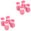 8Pièces Chaussures Roses Anti-Rayures Pour Chats Protection Ajustable 2