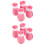 8Pièces Chaussures Roses Anti-Rayures Pour Chats Protection Ajustable 4