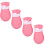 8Pièces Chaussures Roses Anti-Rayures Pour Chats Protection Ajustable 8