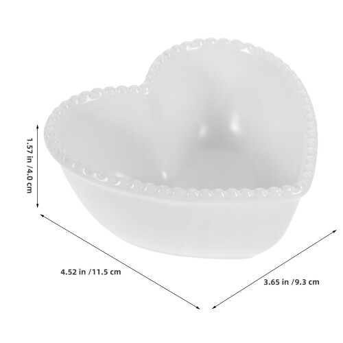 3Pièces Bols Céramiques Blancs Pour Repas Salade Dessert Usage Maison 1