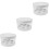 3St Cupcake Transport Container Met Compartimenten En 6
