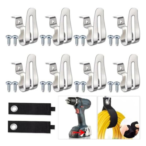 Replacement Belt Hook Clip,Stainless Steel Driver Belt Clip Drill Clip Hook Tool,for Power Tools Drill Driver Belt Clips 2
