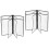 4Pièces Menu PVC Transparent, Coin Arrondi Pour Usage Pro 5