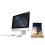 Eco Friendly Bamboo Wood Desktop Charging Dock, Space Saving Multi-Device Wireless Charger Cradle Stand With Smooth Surface 5